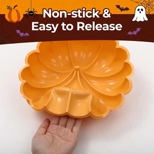 Molde de Silicona con Forma de Calabaza para Pasteles, Molde Grande para Postres, Fondant y Panecillos, Ideal para Fiestas de Halloween y Repostería - Product Image 3