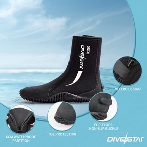 DIVESTAR Stivali da <span class=keywords><strong>Sub</strong></span> Personalizzati in Neoprene da 5mm Anti-usura, Antiscivolo, Traspiranti e Impermeabili per Uomo Donna, Taglie Forti Disponibili - Product Image 5