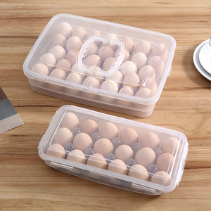 Factory Injection Technics Clear Plastic <strong>Egg</strong> Storage Container Rectangle <strong>Egg</strong> Holder for Refrigerator - Product Image 6