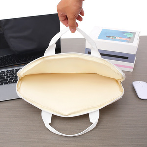 Housse pour ordinateur portable Oxford minimaliste, légère, respirante, imperméable, doublure intérieure douce, durable, écologique, décontractée, pour ordinateur portable 15,6 pouces - Product Image 6