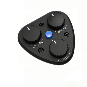 Pastilla de vibración para ukelele activa con DSP integrado, reverb, delay, chorus y preamplificador para práctica en vivo y grabación HSUS-<span class=keywords><strong>2</strong></span> - Product Image 4