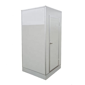 Two Rooms Trailer Toilet Caravan/ new design plastic outdoor public mobile portable toilet