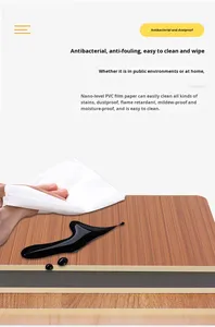 Paneles de Pared de Madera de Bambú Modernos al Mejor <span class=keywords><strong>Precio</strong></span> al por Mayor, Revestimiento de Madera Impermeable con Diseño de Grano de Madera para Baño y Sala de Estar, Alta <span class=keywords><strong>Calidad</strong></span> - Product Image 4