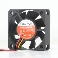 Kipas Pendingin Sunon 5V 24V 48V DC12V 1.5W AC EC 5015 50X50X15MM 5CM Maglev Frequency Converter Mute Tiga-kabel KD1205PHB1