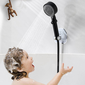 Whirlwind Suction Cup Shower Head Holder Adjustable No Drilling Required Wall Mount For Bathroom - Product Image 4