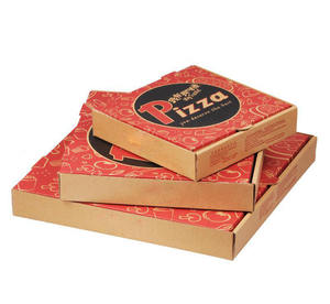 Vendita calda fornitori personalizzato proprio logo stampa a colori addensato scatola di carta ondulata imballaggio <span class=keywords><strong>pizza</strong></span> - Product Image 6