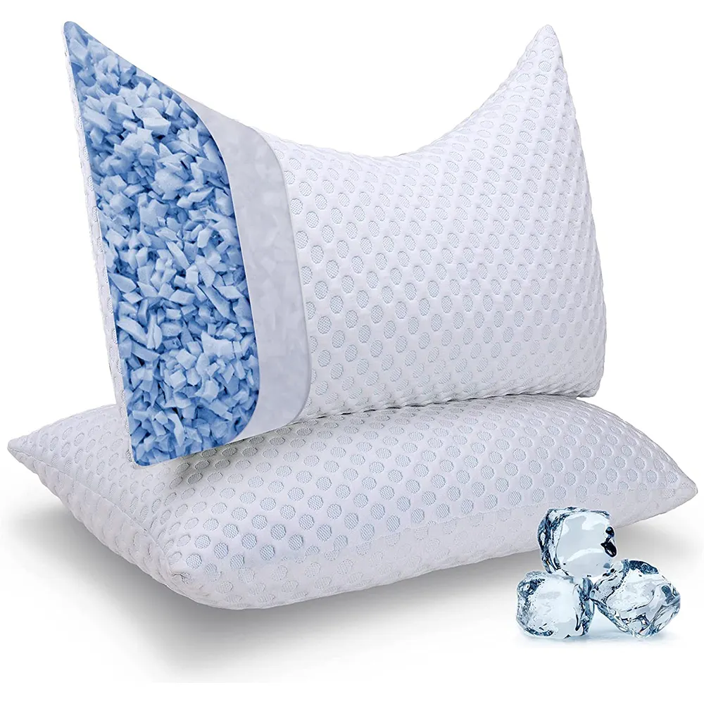 Gel Viscoelastica Neck Support Orthopedic Adjust Pillow Lumbar Support Back Pillow Cervical Memory Foam Cool Gel Pillow Adults