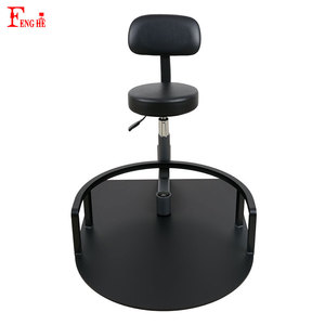 Sillón de Barbería Todo en Uno con Elevación Hidráulica y Giratorio - para Cortar, Afeitar y Peinar - Product Image 3