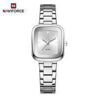 NAVIFORCE 5075 Montre minimaliste unique avec logo personnalisé, bracelet en acier inoxydable, fabricant de montres de haute qualité