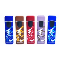 Briquet USB de luxe rechargeable pour fumeurs, vente en gros d'usine, nouveau modèle tendance