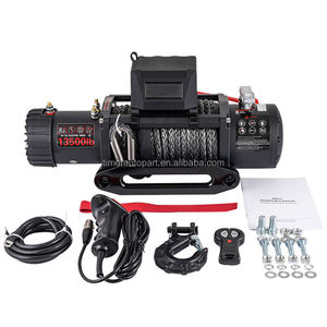 Vevor חשמלי 24 וולט <span class=keywords><strong>winch</strong></span> עמיד למים כבל אוטומטי <span class=keywords><strong>winch</strong></span> 13500lbs קיבולת מנוע נחושת קטן מופעל גרירה זול סופר - Product Image 5