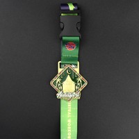 Médaille 3d St Benoît Graduations Course Lutte Boxe Gymnastique Football Allemand Judo Cyclisme Ruban Durable En Alliage De Zinc Personnalisé