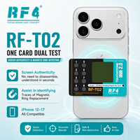 RF4 RF-T02 Bildschirm-Echtheitstester Ohne Demontage Schnelltest Magnetring-Erkennung Kompatibel mit iPhone 12-17 & Tablet