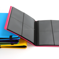 Classeur de cartes à collectionner en PP à 9 pochettes, fermeture éclair, chargement latéral, 20 pages, 360 pochettes, album pour cartes de jeu de collection
