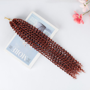 Extensions de cheveux au crochet pour femmes africaines, tresses doubles torsadées, 18 pouces, résistantes à la chaleur, pour le commerce international - Product Image 2