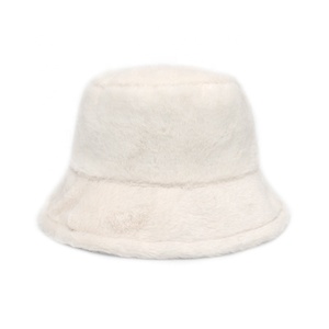 Soft Touch Feeling Fluff Winter Warm Unisex Outdoor Bucket Hat - Product Image 4