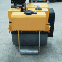 Compacteur à asphalte vibrant LianDian 110 kW à double roue, mini-compacteur hydraulique manuel à moteur diesel, pompe Huade