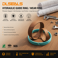 Anneau de guidage hydraulique anti-usure pour vérin d'excavatrice, support de tige de piston, bande de guidage anti-scratch à faible friction