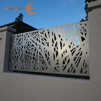 Valla Decorativa de Aluminio Privada, Valla de Jardín de Aluminio Negro