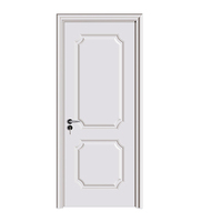 Pintu Masuk Interior Ayun Kayu Solid dan PVC Gaya Modern Kustom dengan Permukaan Finishing Garansi 3 Tahun untuk Gedung Perkantoran