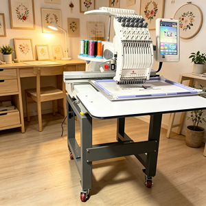 Máquina de Bordar Computarizada con Importación de Patrones por USB para Decoración de Telas de Cortinas - Product Image 1