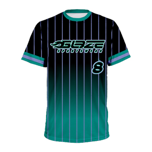 Maglietta sportiva sportiva estiva in poliestere traspirante su misura per Club maglietta da Softball da uomo a squadre - Product Image 3