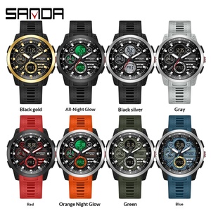 Nouvelle montre numérique multifonction <span class=keywords><strong>Sandar</strong></span>, étanche (5 bars) et tendance, idéale pour les étudiants montre personnalisable - Product Image 5
