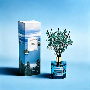 Diffuseur de roseaux longue durée pour salon et chambre à coucher, parfum frais de pin, cèdre et eucalyptus avec arôme de musc aquatique - Product Image 2