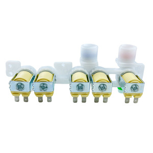Dc97 15459k Inlet <b>Valve</b> Solenoid <b>Valve</b> Dual Inlet 5 Outlet 22mm For <b>Washing</b> <b>Machine</b> Accessories - Product Image 4