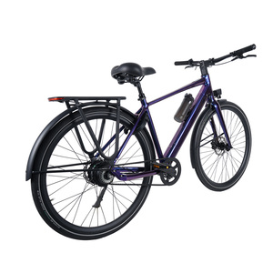 จักรยานไฟฟ้า <span class=keywords><strong>C60</strong></span> Ebike มอเตอร์ไร้แปรงถ่าน BAFANG พร้อมเซ็นเซอร์แรงบิด ระบบขับเคลื่อนด้วยสายพาน โครงสร้างอะลูมิเนียมอัลลอยด์ 3 สปีด สำหรับผู้หญิงและผู้ชาย - Product Image 1