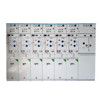 Appareillage de commutation moyenne tension 11 kV haute sécurité, indice de protection IP65, plaque en aluminium zingué pour postes de transformation primaires industriels