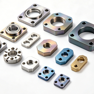 Piezas de Aluminio Fresadas por CNC Personalizadas, Componentes Mecanizados de Precisión Anodizados de Fábrica - Product Image 1