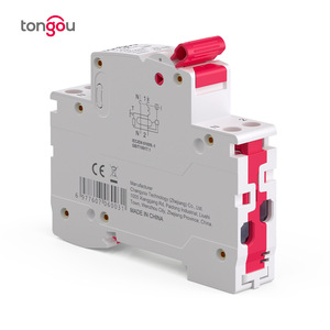 Interruptor Diferencial RCBO Tipo A TONGOU, Curva B/C, Protección Contra Fugas y Sobrecarga, 1P+N Polos M288 - Product Image 2