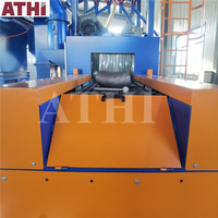 Máquina de Granallado de Banda de Malla de Acero Serie ATHI QWD con Motor, Tipo Continuo, para Desbarbado de Piezas de Aluminio Fundido a Presión, CE