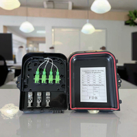 Boîtier de distribution fibre optique IP65 8 ports avec répartiteur 1x8 SC APC UPC FTTH ODB