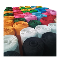 Pet non-tissé aiguille perforé feutre 1mm/2mm/3mm/4mm/5mm feutre tissu couture feutre feuille tissu non-tissé