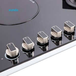 Appareils de cuisson Xunda, cuisinière hybride intégrée à 4 brûleurs, 4 brûleurs à gaz, 1 brûleur électrique infrarouge, <span class=keywords><strong>plaque</strong></span> de cuisson en céramique à induction - Product Image 4