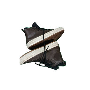 Zapatos de Lona con Suela Alta de Cuero Multicolor, Calzado Usado para Hombre y Mujer - Product Image 5