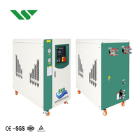 Compresseur à spirale de réfrigération R410A de Chine, refroidisseur d'eau refroidi par air/eau, refroidisseur d'eau à haute efficacité pour le soufflage de bouteilles en PET