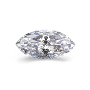 RINNTIN MMQ01 Precio de Fábrica Moissanita Blanca VVS Corte Marquesa Moissanita Suelta GRA Moissanita para Joyería - Product Image 2