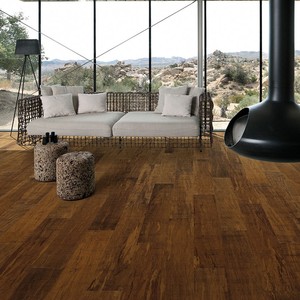 Piso de bambú carbonizado de madera maciza de china - Product Image 3