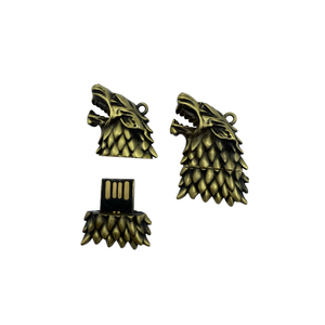 แฟลชไดรฟ์2025 2.0ได้แรงบันดาลใจจากเกมคอนโซลบัลลังก์บูตสเตอร์โลโก้โลหะสตาร์ตตามสั่ง - Product Image 5