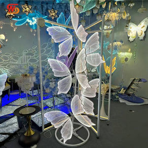 SMOOTH Hot Sale 5 Butterflies Lamp Stand <b>Party</b> <b>Props</b> LED Butterfly Light <b>for</b> Wedding Events Decor - Product Image 6