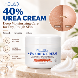 MELAO <span class=keywords><strong>Crema</strong></span> <span class=keywords><strong>Viso</strong></span> all'<span class=keywords><strong>Urea</strong></span> 40% per Pelle Secca e Sfogliata con Burro di Karité e Olio di Jojoba, Idratante e Ammorbidente, Etichetta Privata - Product Image 1