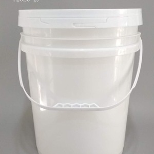 20L <b>Plastic</b> Pail With Lid Airtight Paint <b>Bucket</b> Cylindrical PP Material Huizhou Origin - Product Image 2