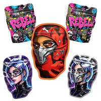 Sacs Mylar découpés sur mesure avec impression personnalisée, refermables, anti-odeur, en forme spéciale, pour fleurs et bonbons, 3.5g, 8ème, 3.5, 7g, Cali Pack, avec coffret