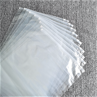 Sacs d'emballage noirs givrés à fermeture éclair avec impression de marque, sacs en plastique à fermeture éclair pour vêtements et sous-vêtements