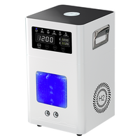 Machine à hydrogène portable, eau pure, technologie d'électrolyse PEM, écran tactile intelligent, conforme CE/ISO, pour la maison, l'extérieur, les camping-cars