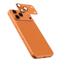 Protection d'objectif d'appareil photo monobloc pour iPhone 17 Pro 18 Pro Max en métal + verre trempé – Film de protection d'écran de caméra