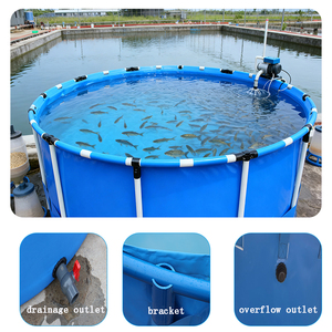 <span class=keywords><strong>Bassin</strong></span> d'aquaculture rond en PVC de 1000 L, économique, <span class=keywords><strong>pour</strong></span> l'élevage de poissons rentable, étang à poissons - Product Image 5